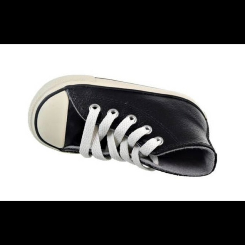 Converse Chuck Taylor All Star Hi Toddler's Shoes Black/Egret/Egret 754401c - Picture 4 of 16